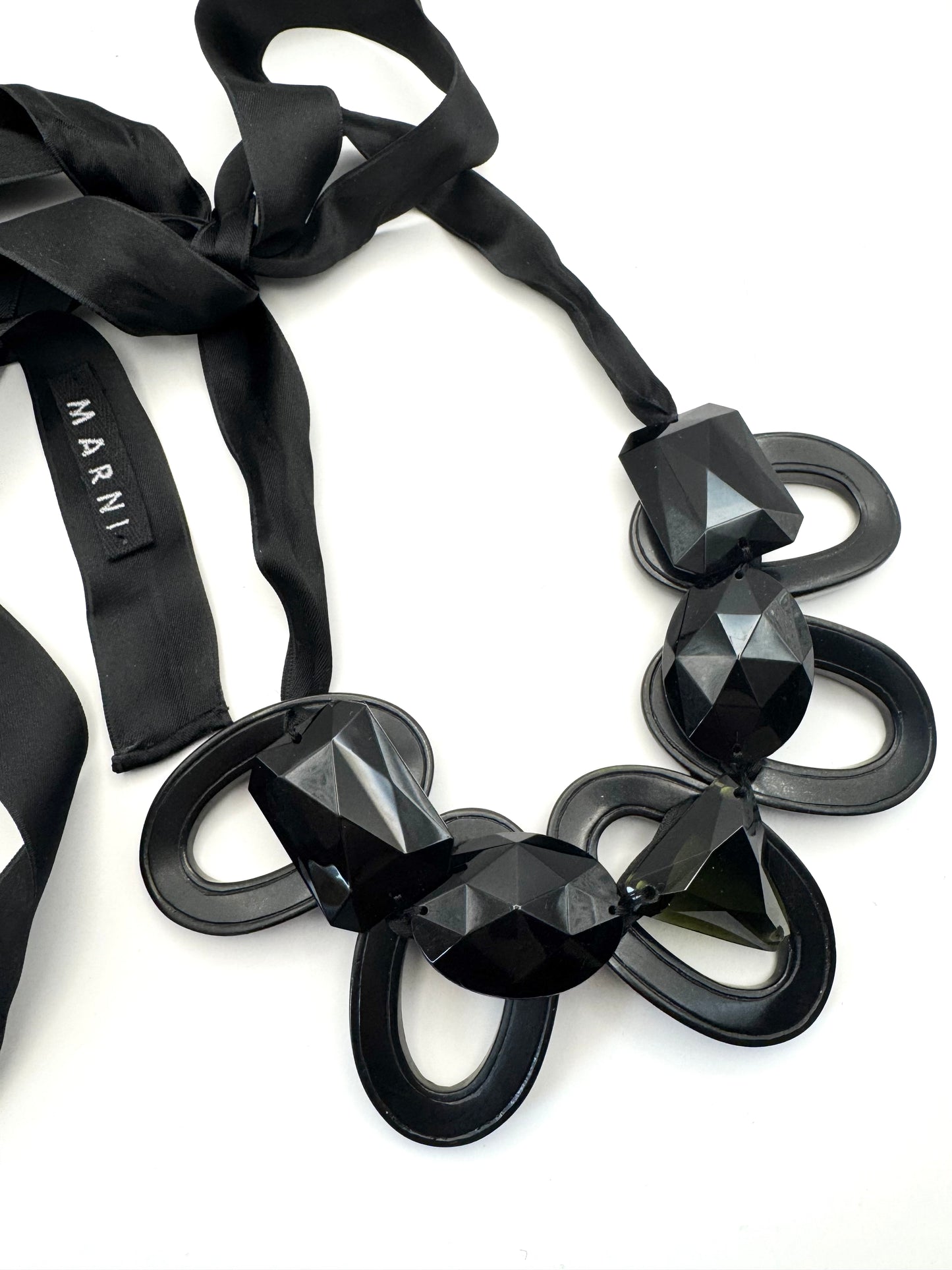 Marni Modernist Adjustable Statement Ribbon Necklace