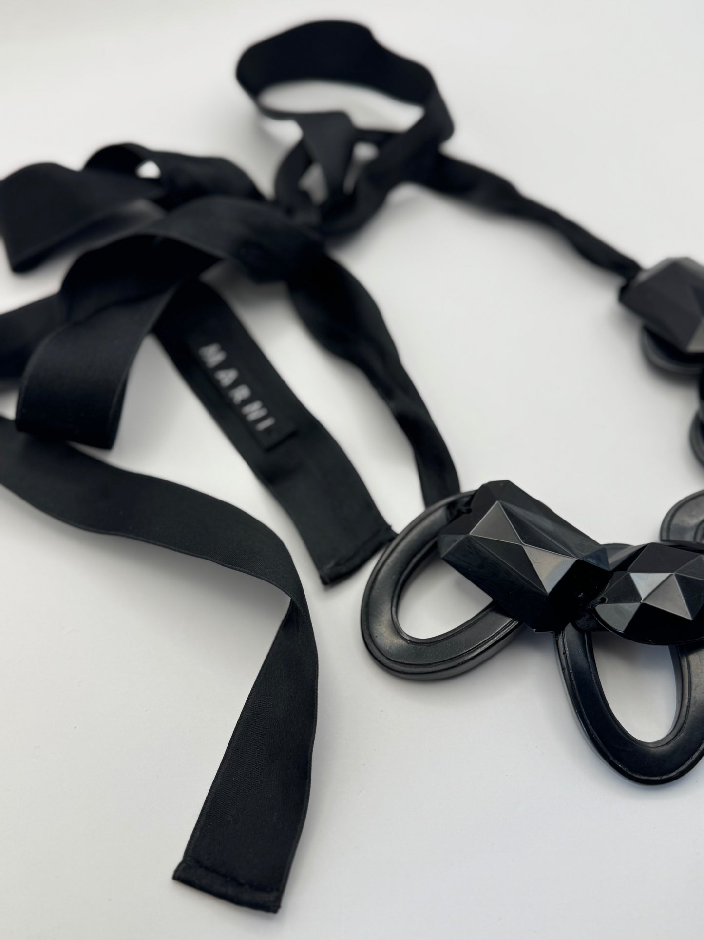 Marni Modernist Adjustable Statement Ribbon Necklace
