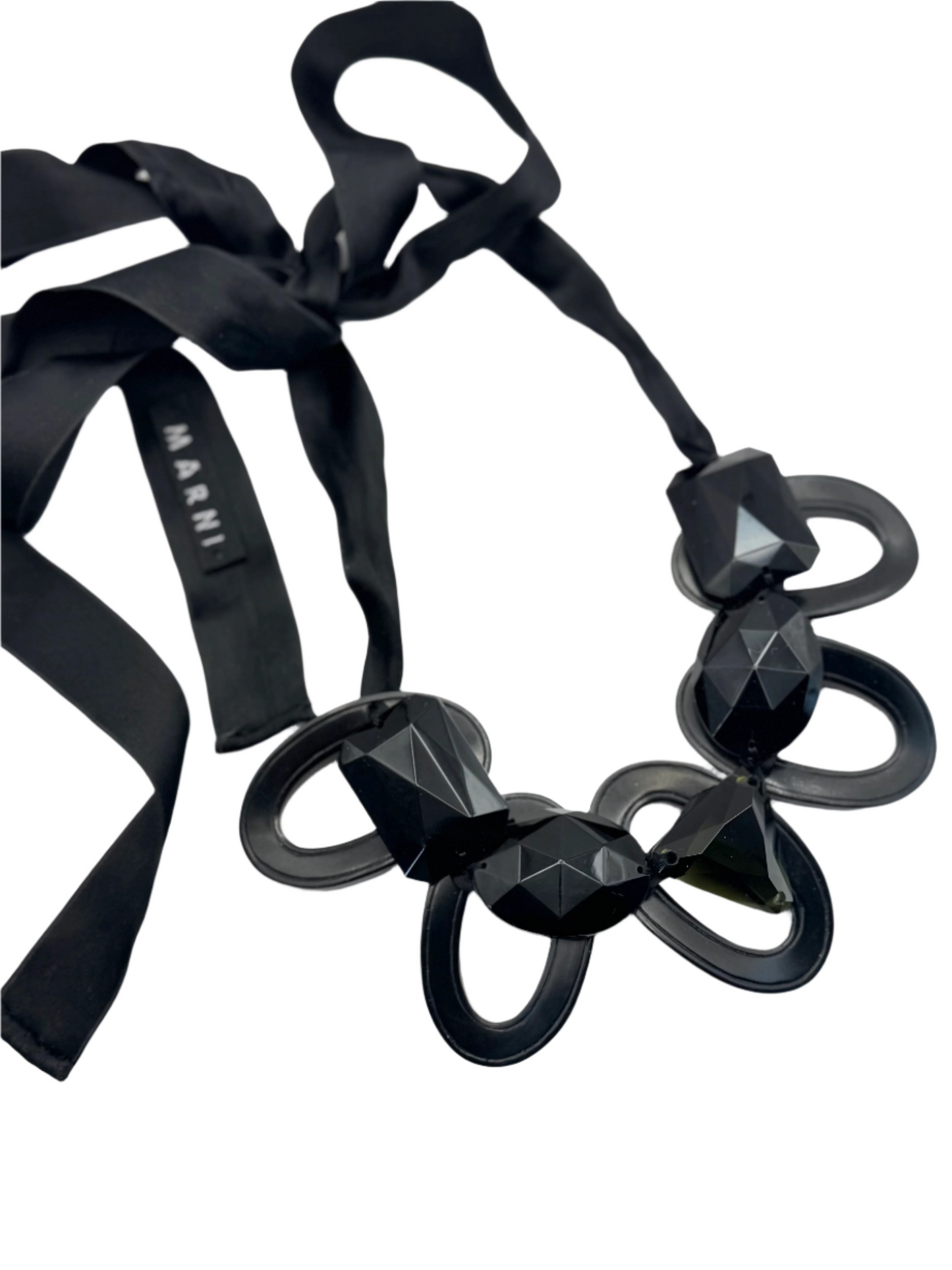 Marni Modernist Adjustable Statement Ribbon Necklace