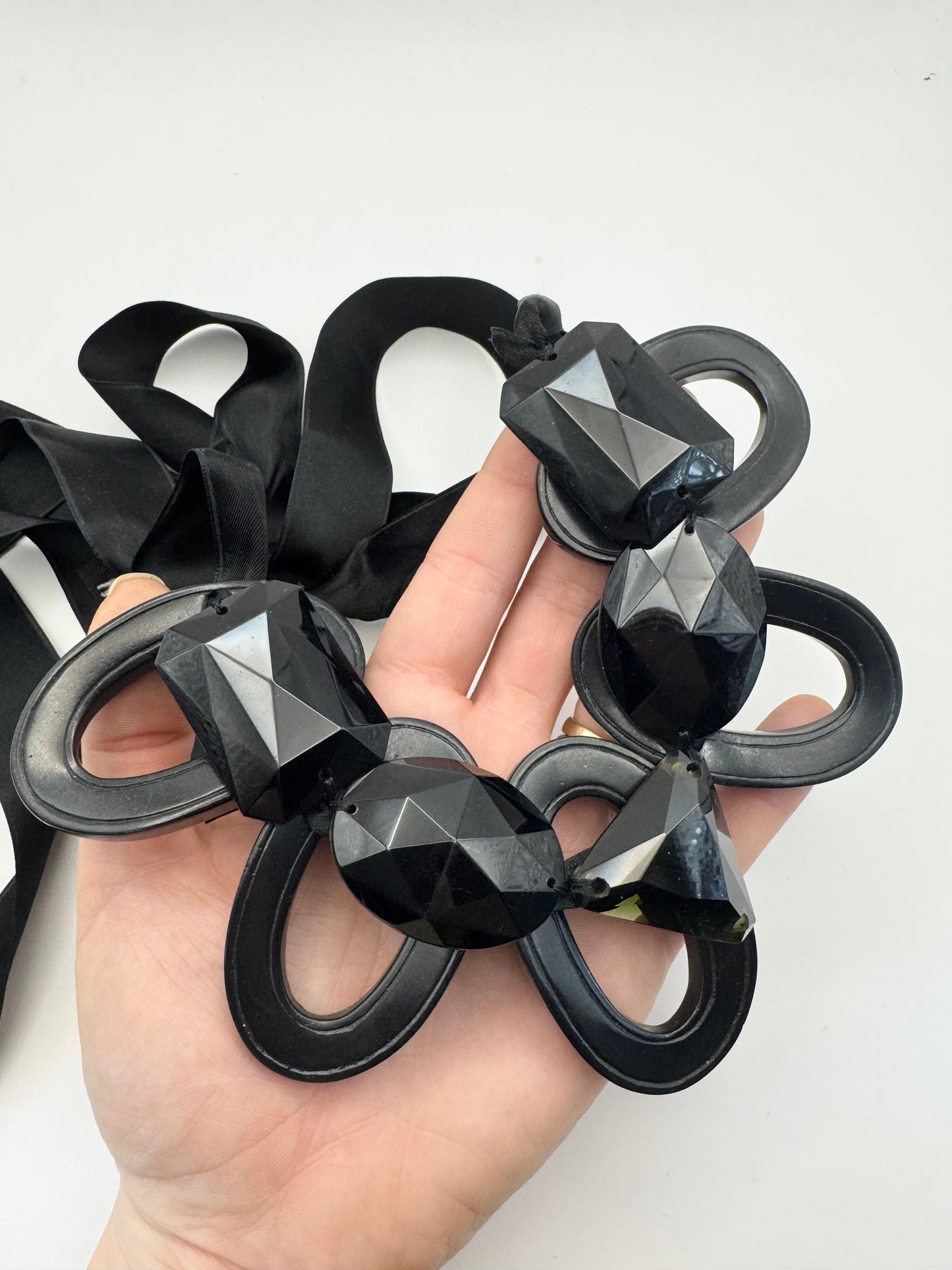 Marni Modernist Adjustable Statement Ribbon Necklace