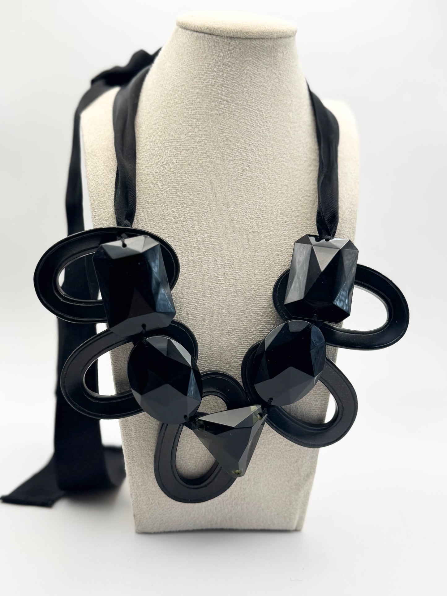 Marni Modernist Adjustable Statement Ribbon Necklace