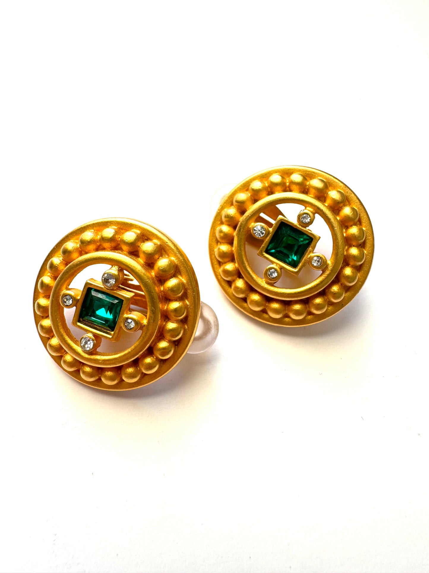 Vintage Givenchy Clip on Earrings 1980s Couture