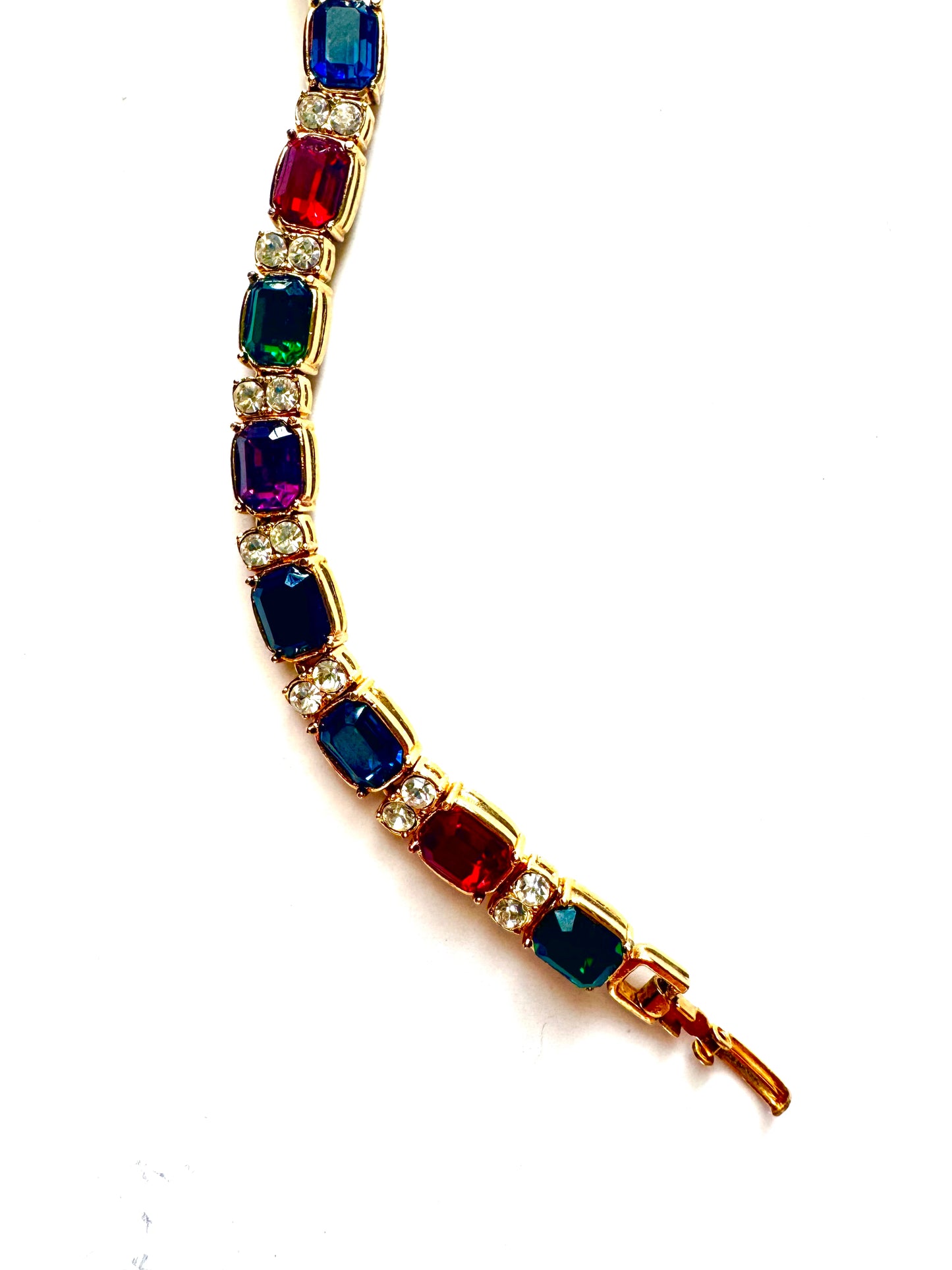 Vintage Blanca Multi-Gem Tennis Bracelet
