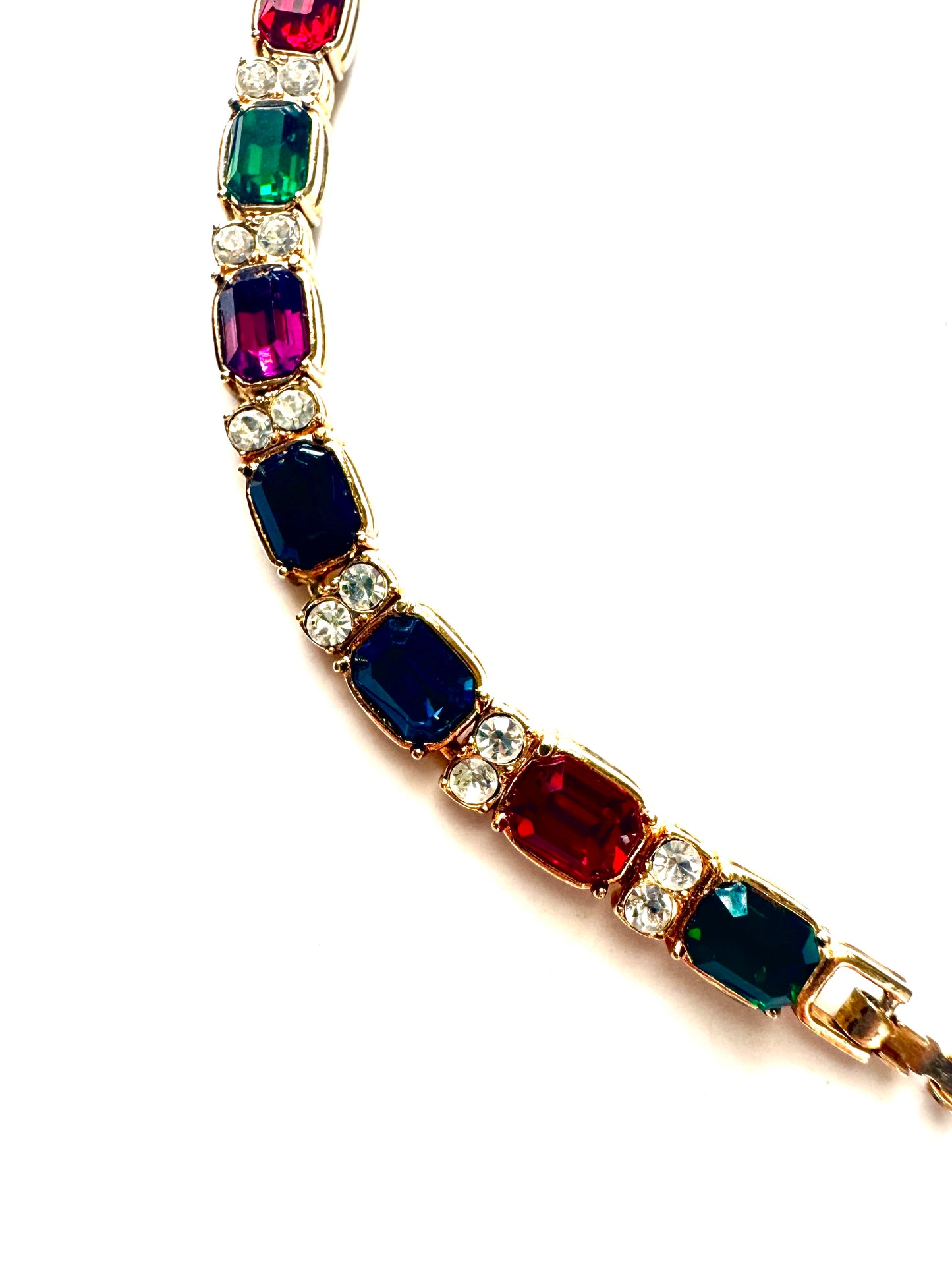 Vintage Blanca Multi-Gem Tennis Bracelet