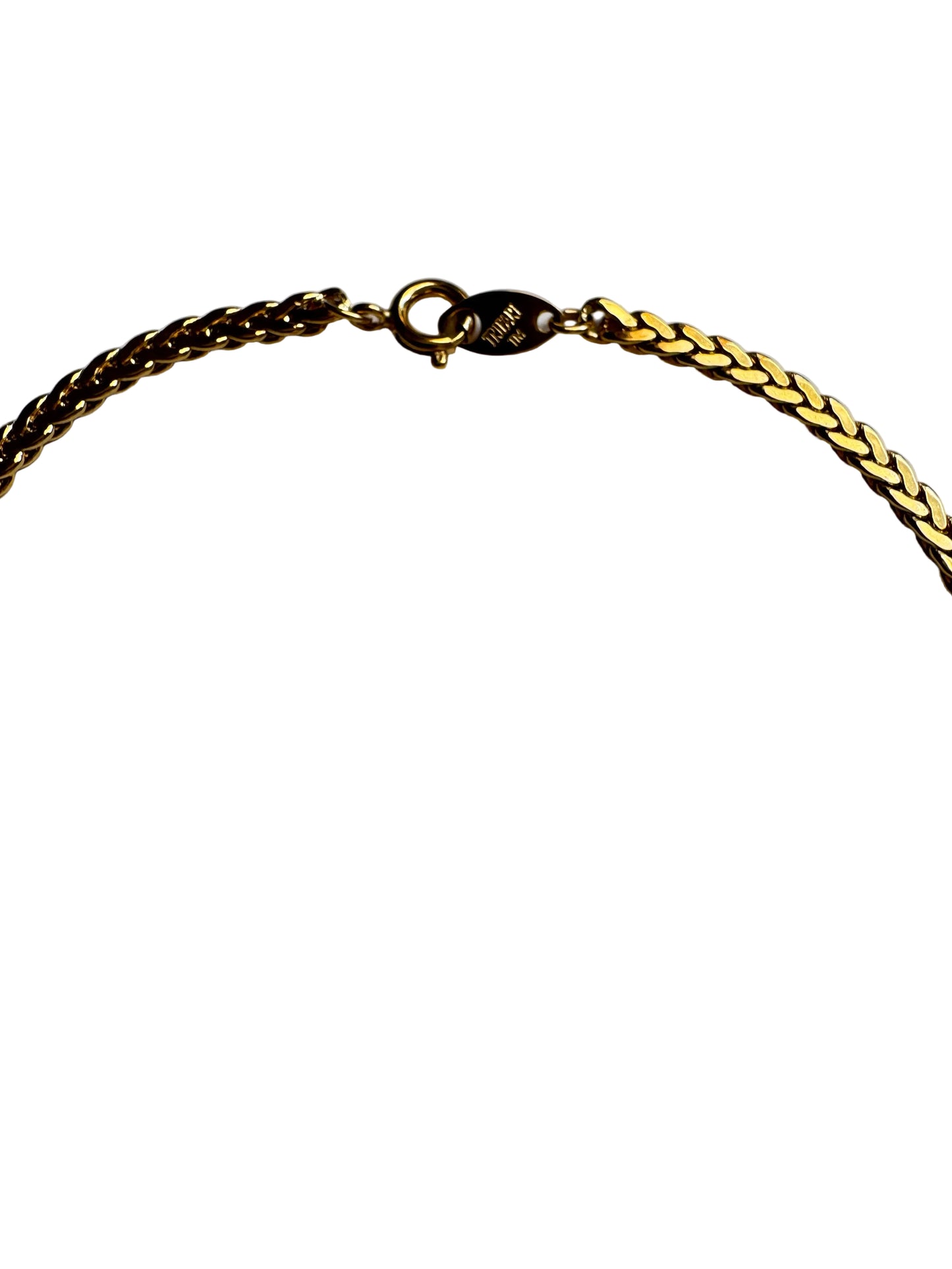 Vintage Trifari Crystal Marquis Statement Necklace