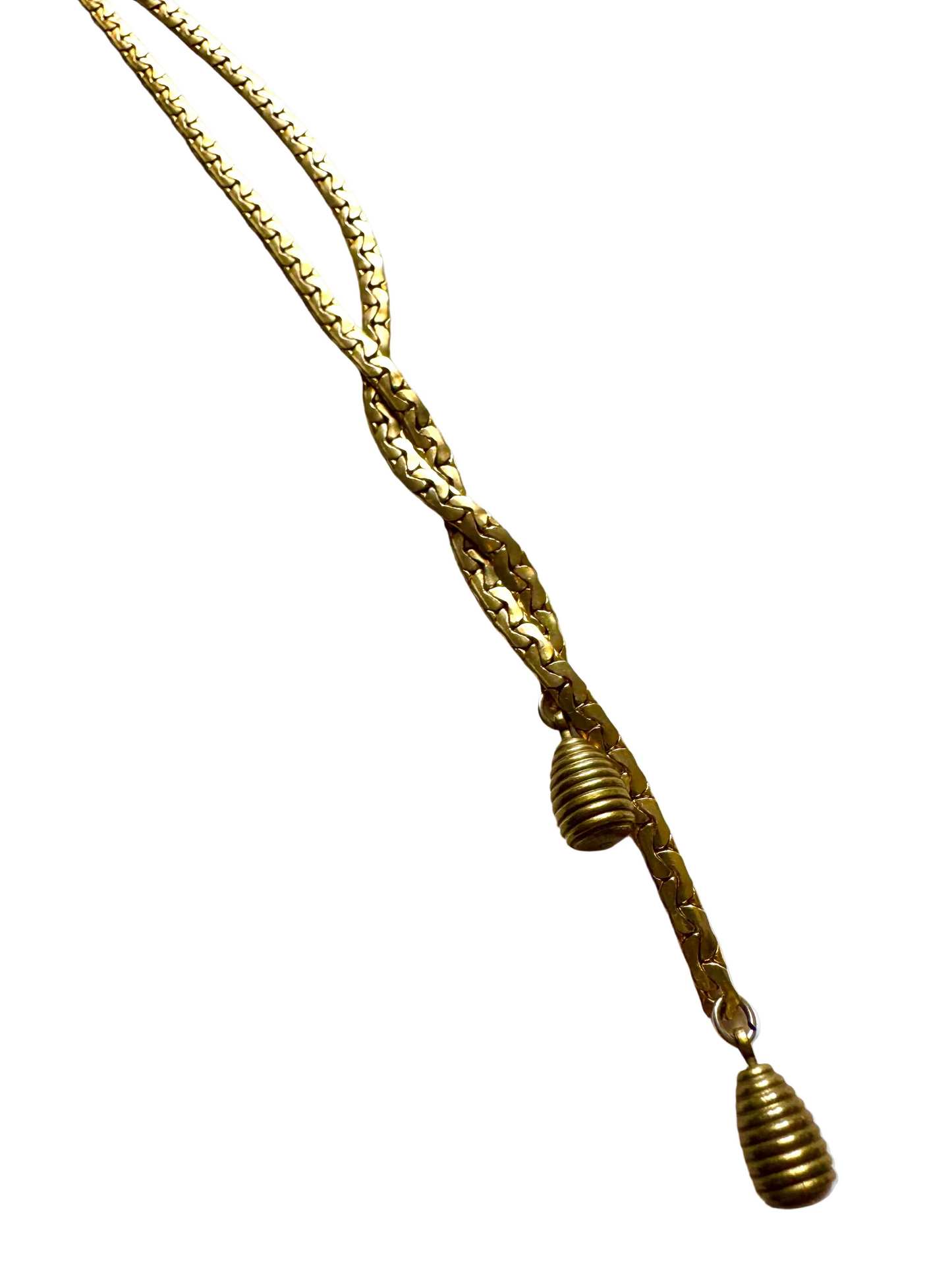 Vintage Goldette Lariat Slider Necklace