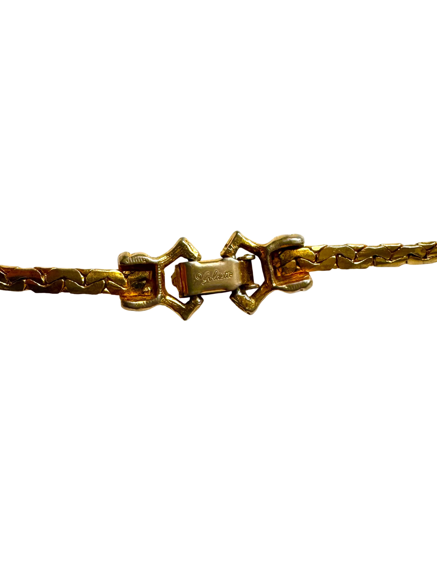 Vintage Goldette Lariat Slider Necklace