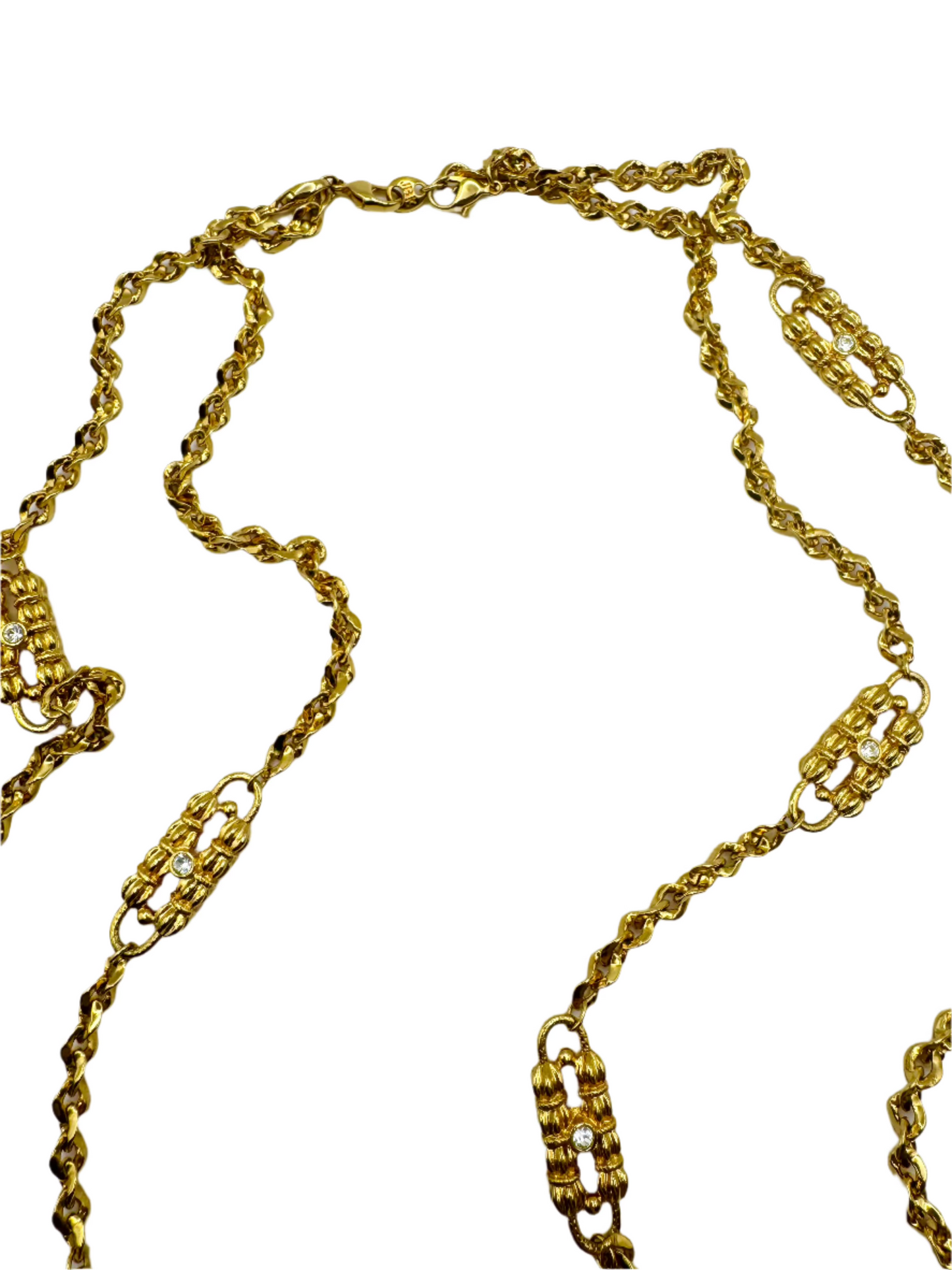 Vintage JBK Gold-Plated Double Strand Necklace by Camrose & Kross – Jacqueline Kennedy Collection