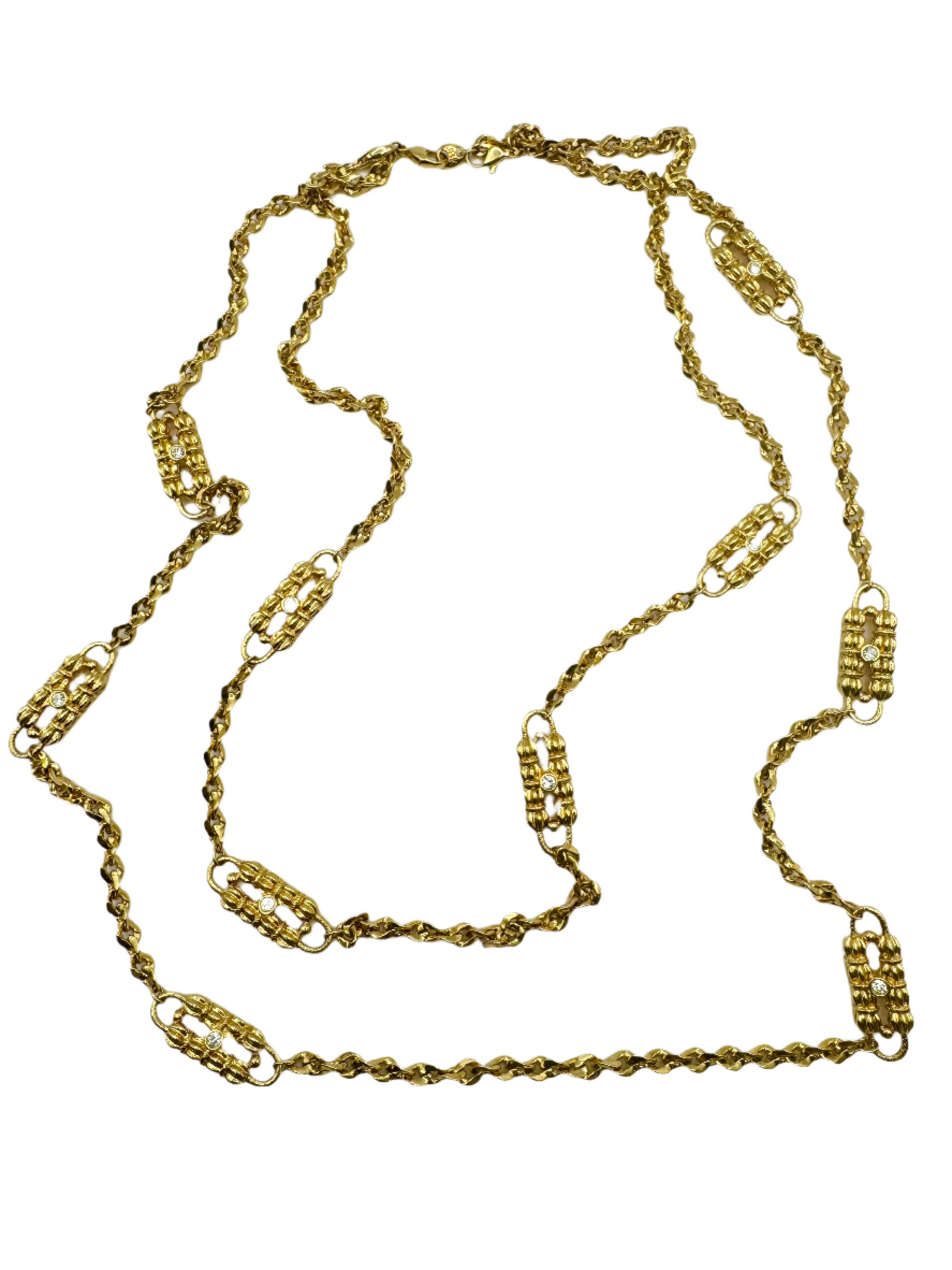 Vintage JBK Gold-Plated Double Strand Necklace by Camrose & Kross – Jacqueline Kennedy Collection