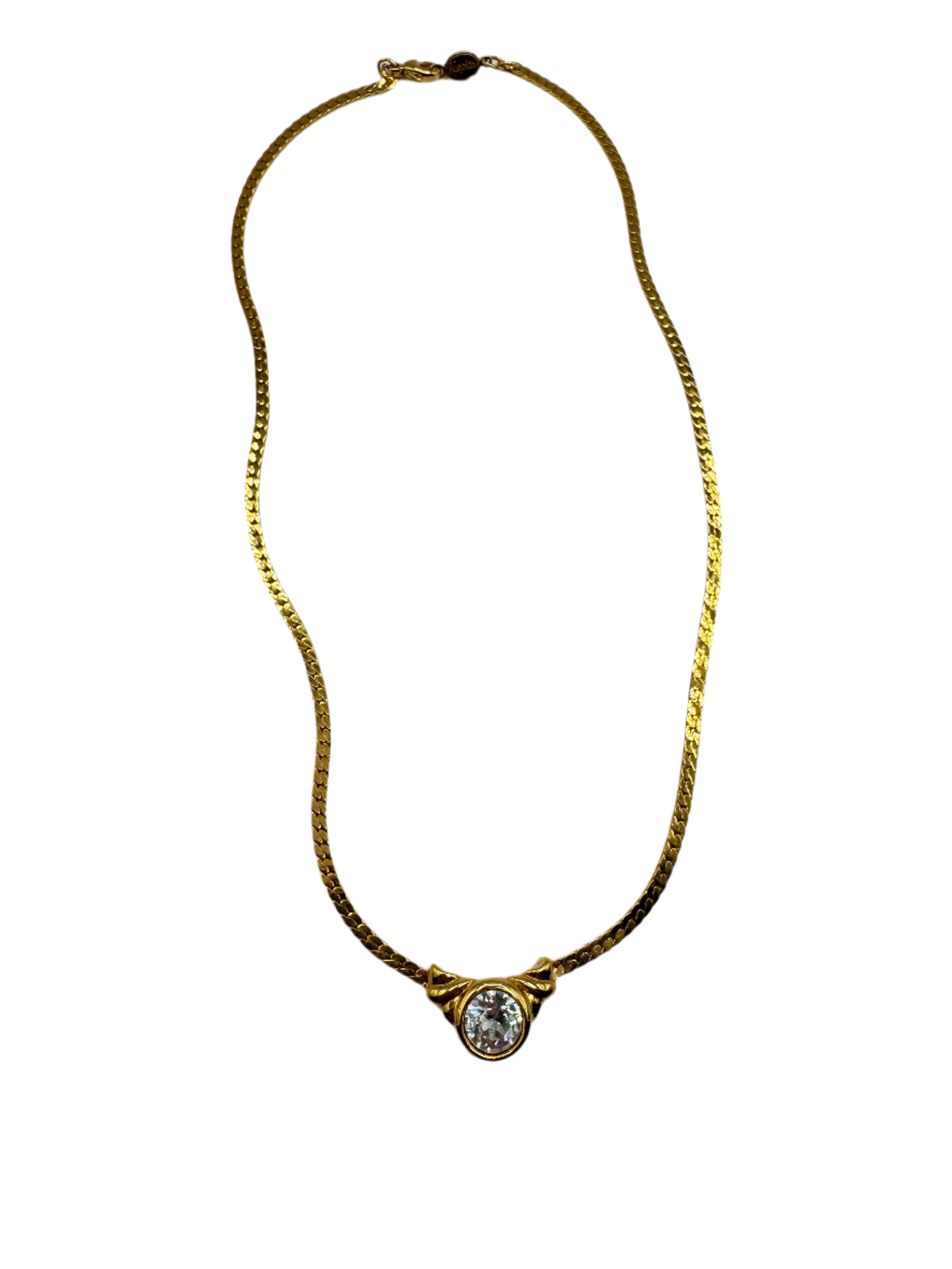 Vintage Gold Plated Napier Choker Necklace