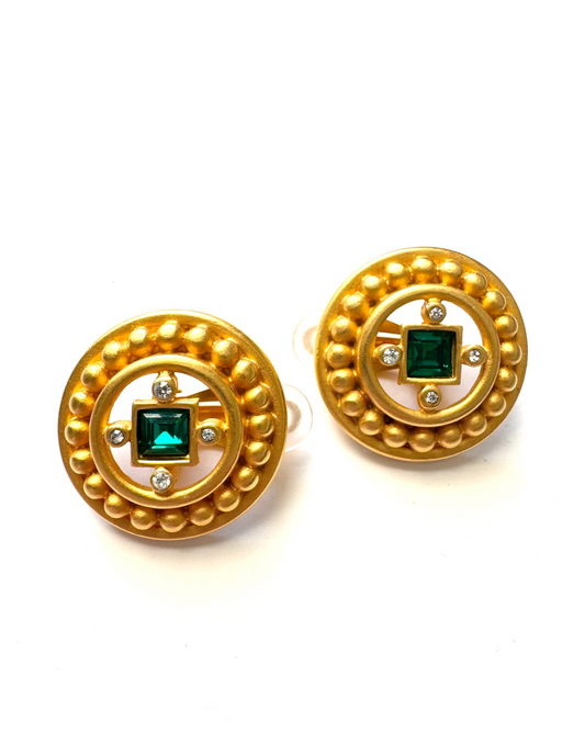 Vintage Givenchy Clip on Earrings 1980s Couture