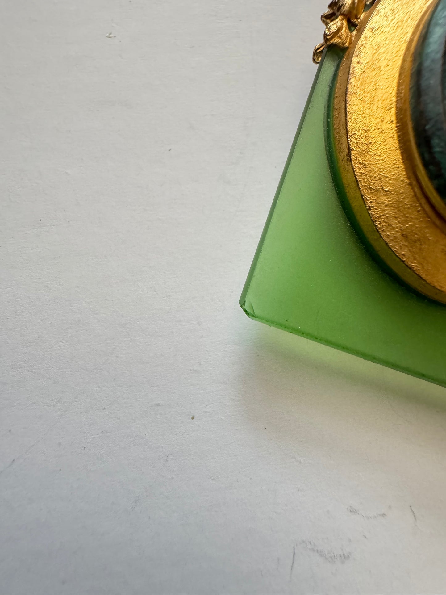 Vintage Linda Levinson Sculptural Gold Clip-On Earrings