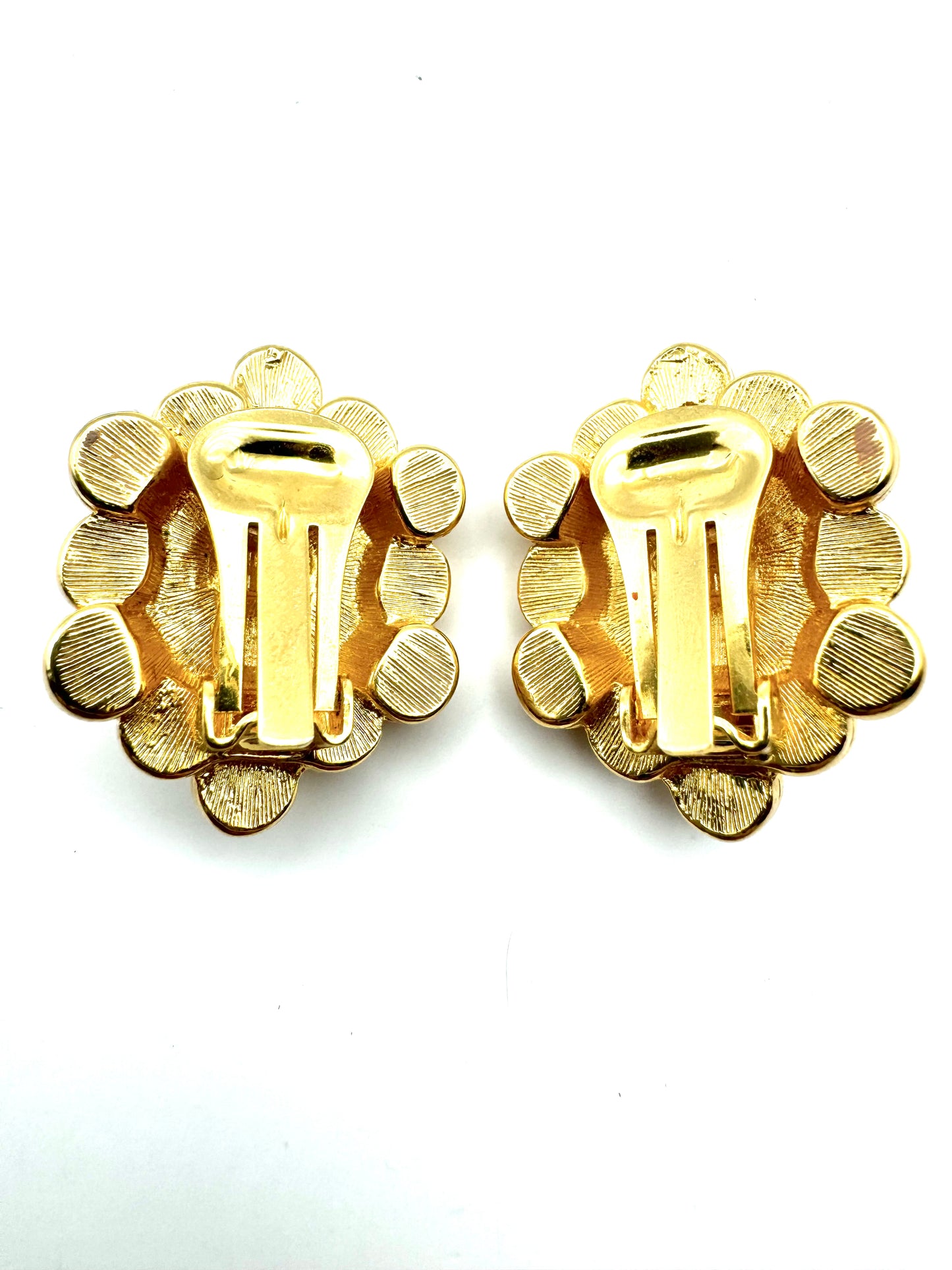 Vintage Nolan Miller Runway Clip on Earrings