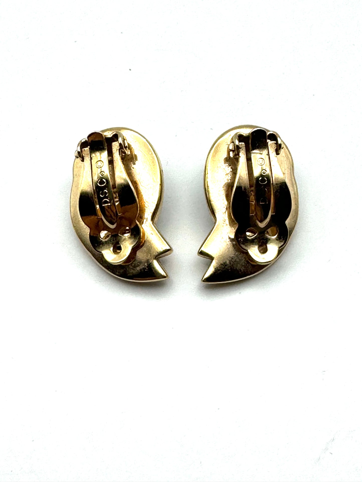 Vintage D.S. Co. Daniel Swarovski Clip on Earrings