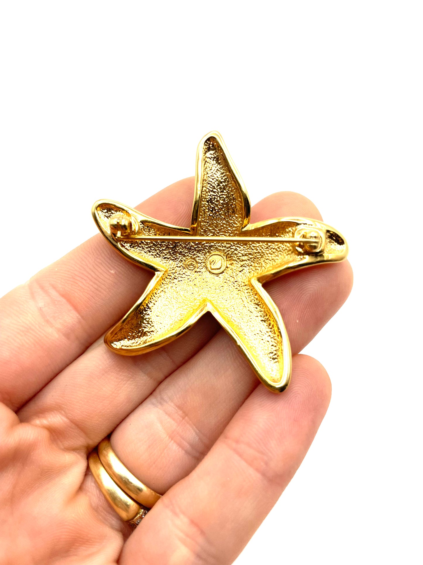 Vintage Swarovski Starfish Brooch