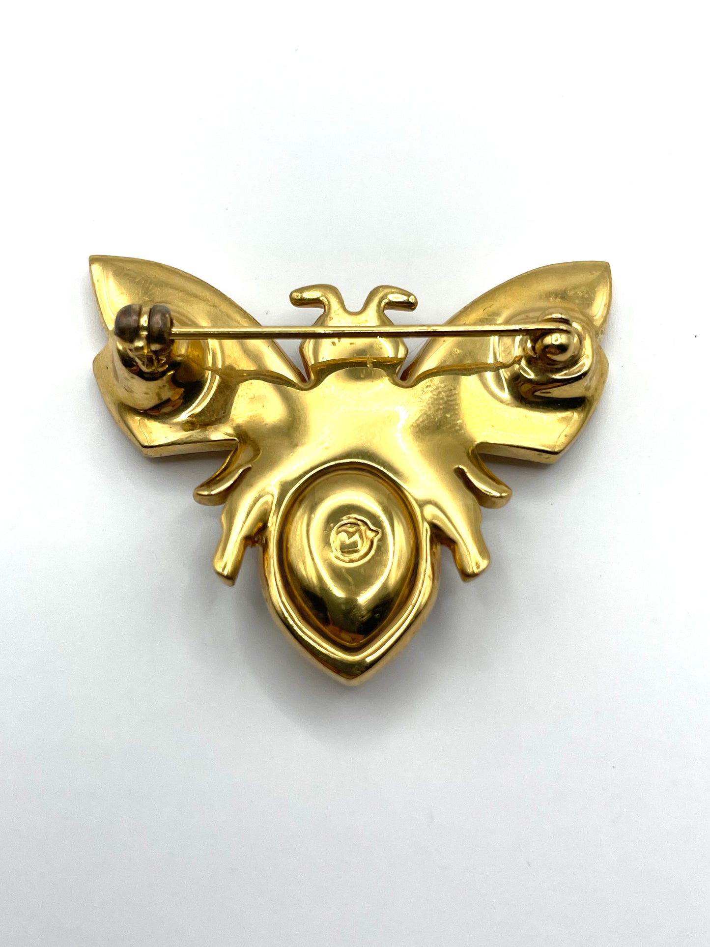 Vintage Swarowski Crystal Bumble Bee Brooch 1995